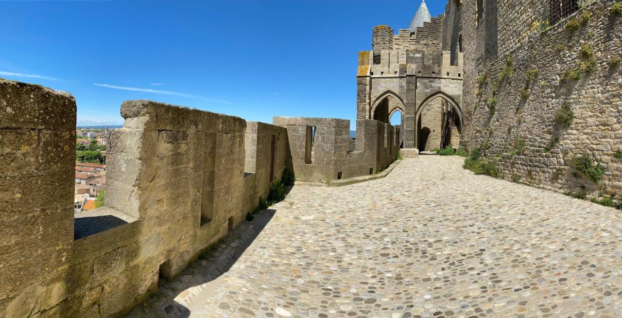 Tout Confort ! Calme, Climatisation, Vue Degagee, Ville ,Parking Gratuit, Ascenseur, Wifi Carcassonne Exterior photo
